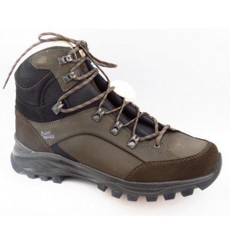 Hanwag Herren Alta Bunion Ii Lederfutter Wanderstiefel In Mocca Black