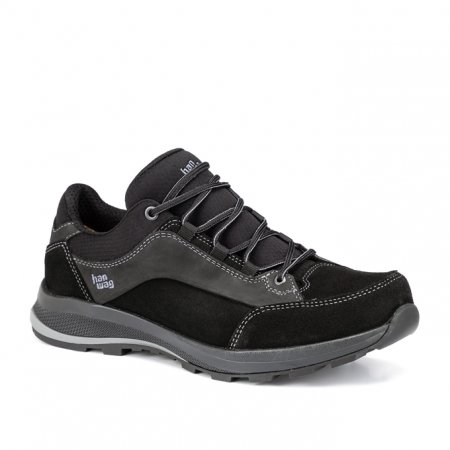 Hanwag Herrenschuh Banks Low Ballion Ll - Schwarz/Schwarz