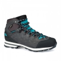 Hanwag Damen Makra Light Lady Gtx-Asphalt/Blaugrün