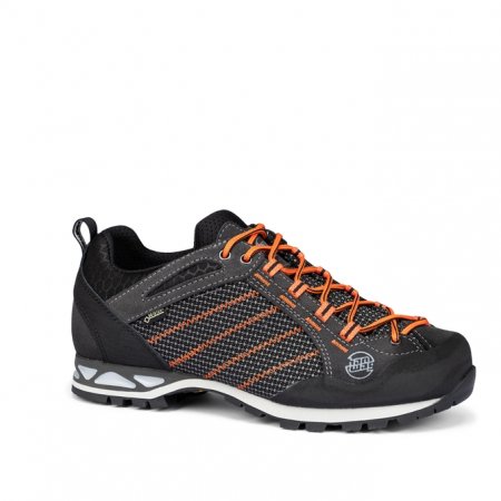 Hanwag Herren Makra Low Gtx-Asphalt/Orange