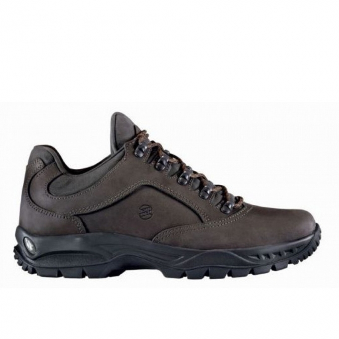 Hanwag Herren Robin Lederfutter Wanderschuh In Anthracite