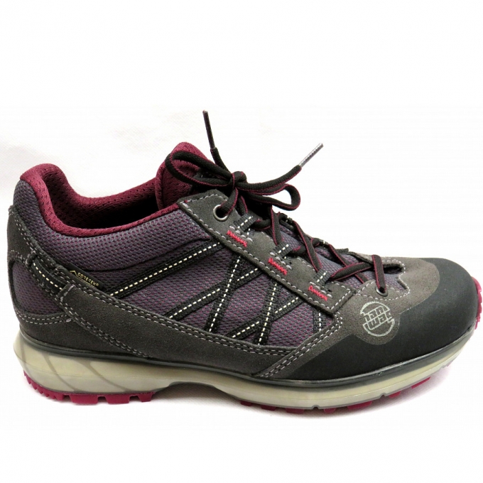 Hanwag Damen Belorado Ii Tubetec Lady Wanderschuh In Asphalt/Dark Garnet