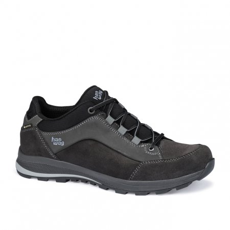 Hanwag Herren Banks Low Gtx - Asphalt/Schwarz