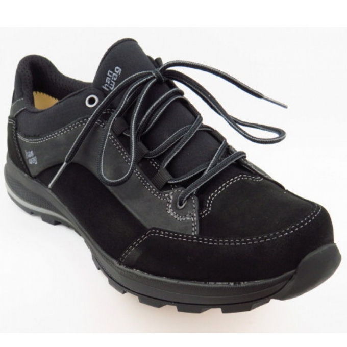 Hanwag Herren Banks Low Bunion Ll Black Wanderschuh In Black