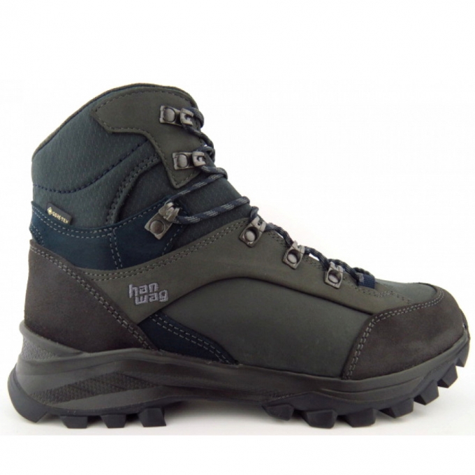 Hanwag Herren Banks Gtx Navy Asphalt Wanderstiefel In Navy Asphalt