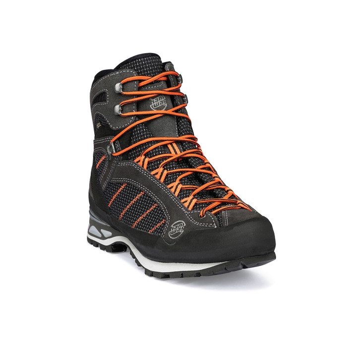 Hanwag Herren Makra Combi Gtx-Asphalt/Orange