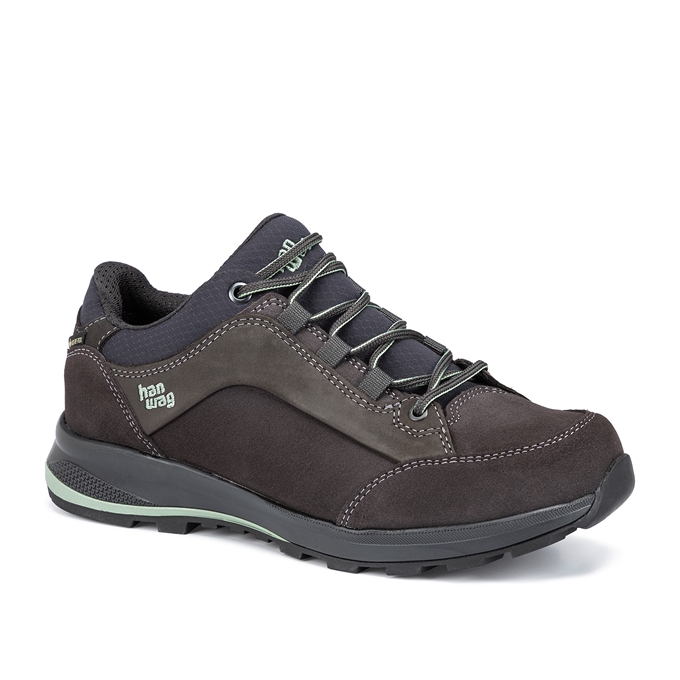 Hanwag Damen Banks Low Bunion Lady Gtx - Asphalt/Mint