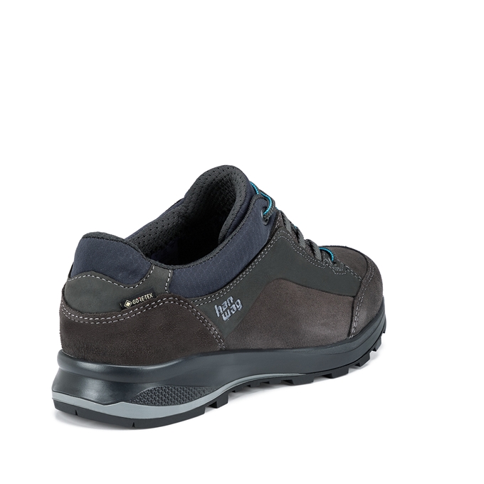 Hanwag Damen-Stiefel Banks Low Lady Gtx - Asphalt/Ozean