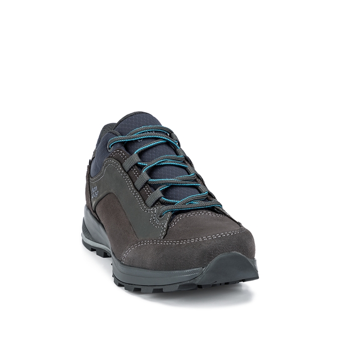 Hanwag Damen-Stiefel Banks Low Lady Gtx - Asphalt/Ozean