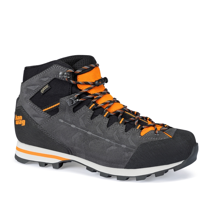 Hanwag Herren Makra Light Gtx - Asphalt/Orange