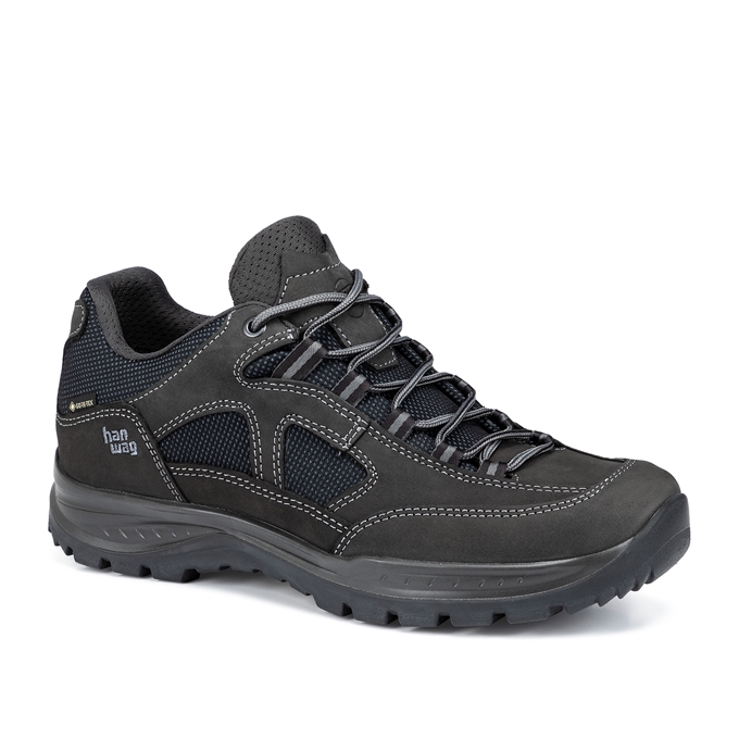 Hanwag Herren Gritstone Ii Gtx-Asphalt/Schwarz