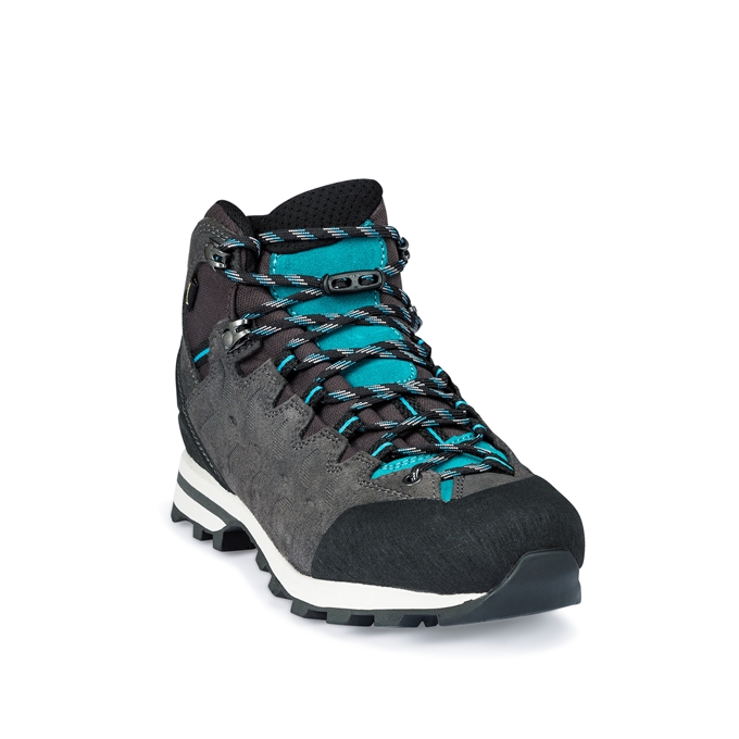 Hanwag Damen Makra Light Lady Gtx-Asphalt/Blaugrün