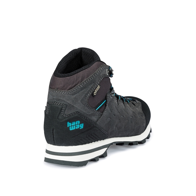Hanwag Damen Makra Light Lady Gtx-Asphalt/Blaugrün