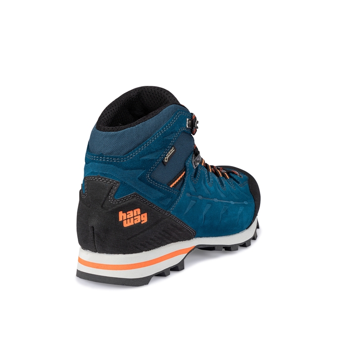 Hanwag Herren Makra Light Gtx - Meeresblau/Orange