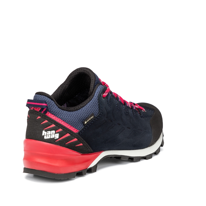 Hanwag Damen: Makra Pro Low Lady Gtx - Marineblau/Pink