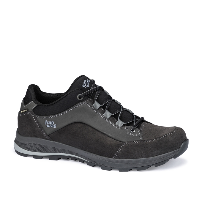 Hanwag Herren Banks Low Gtx - Asphalt/Schwarz