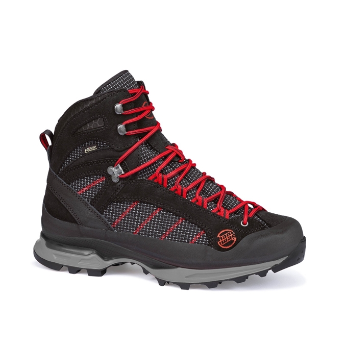Hanwag Herren Makra Trek Gtx - Schwarz/Rot