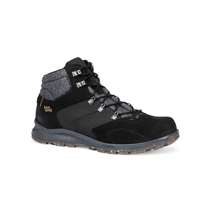 Hanwag Herren-Stiefel Araio Mid Gtx - Schwarz/Asphalt