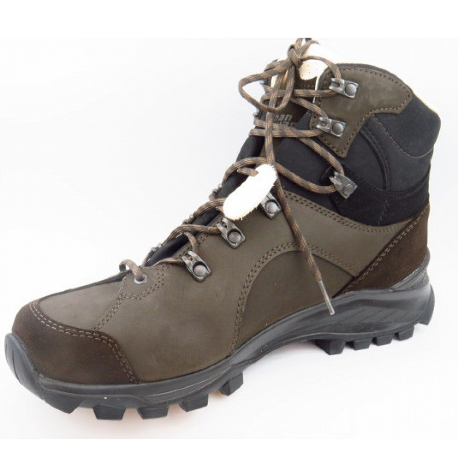 Hanwag Herren  Alta Bunion Ii Lederfutter Wanderstiefel In Mocca Black
