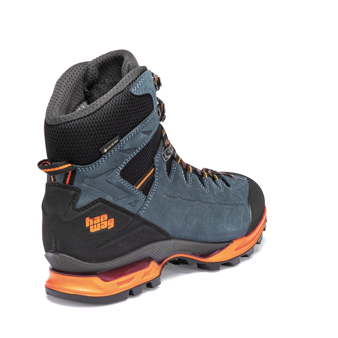 Hanwag Herren Makra Trek Gtx - Stahl/Orange